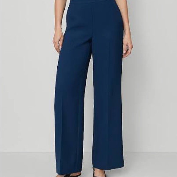 Ann Taylor Straight Leg Pants in Dark Blue - Picture 2 of 4